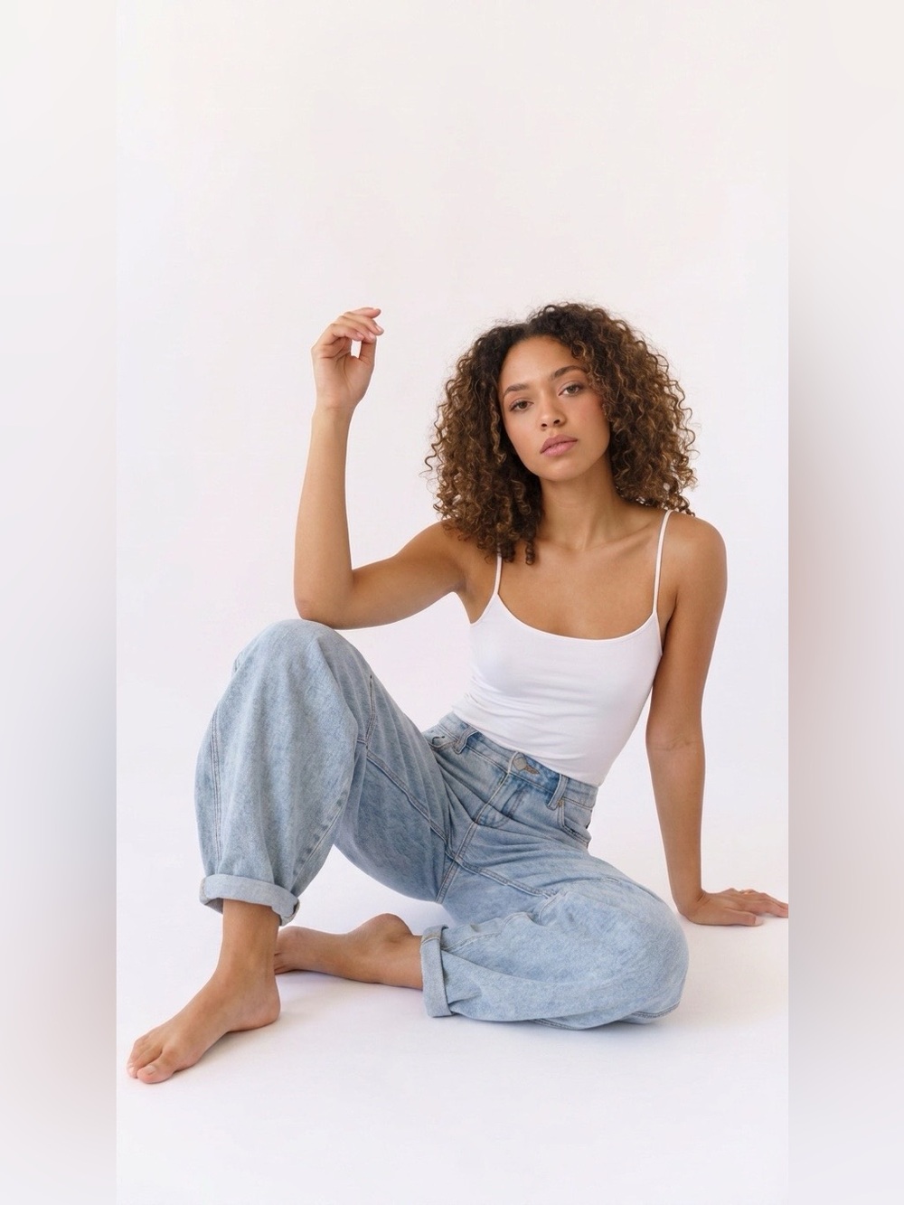 NWTS! RISEN LT. WASH DENIM,BARELL CUT W/ CUFFS,DARTING,DOUBLE SIDE SEAMS,PLUS 3X